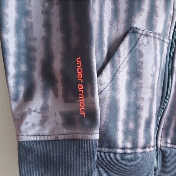 Under Armour Zip Up Hoodie Brown Coral XS - Picture 4 of 8